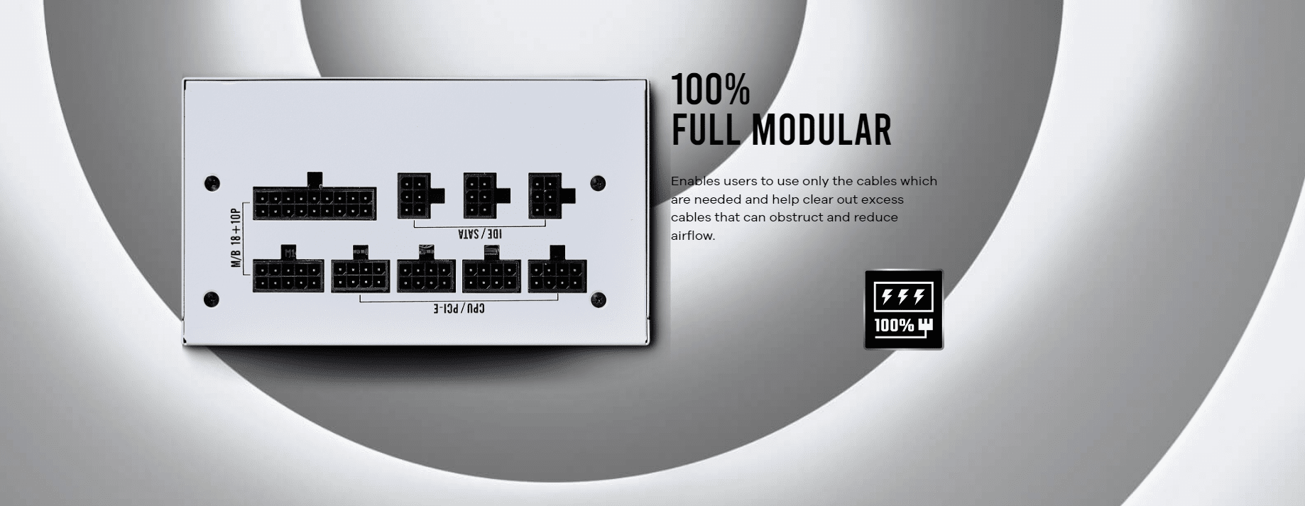 Antec Ne850G Modular White Power Supply (Psu) 10 100% full modular