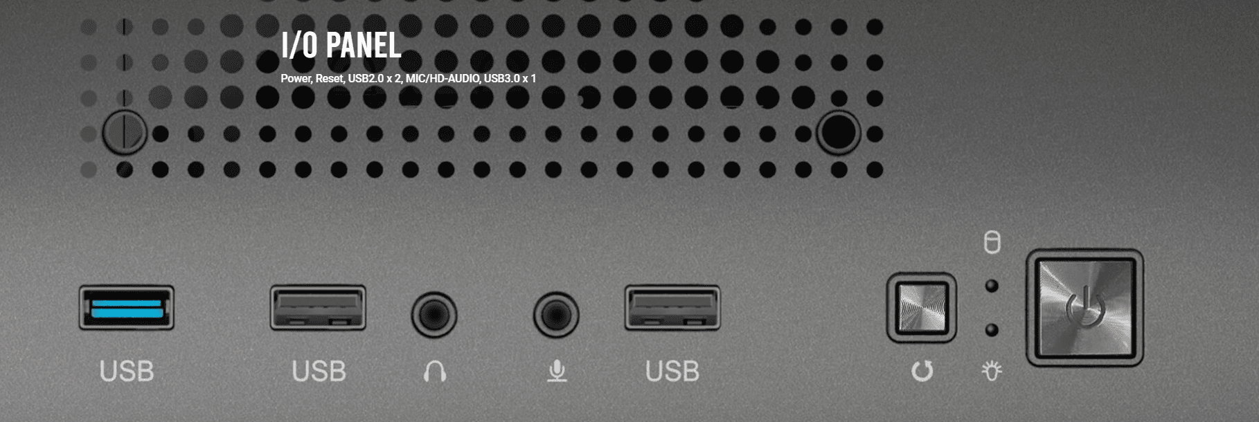 Antec Ax20 Case 7 Io panel