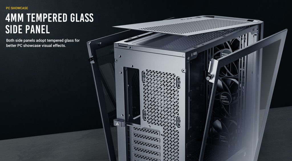 Antec Performance 1 Ft Video Revealed: High-Performance Full-Tower Gaming Pc Case 5 Antec india tempered glass 1024x566 1