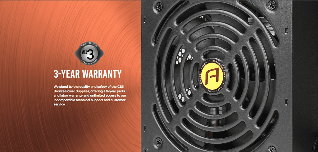 Antec CSK 450 Bronze Power Supply (PSU)