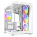 Antec C5 ARGB White Mid Tower PC Case | Panoramic Glass & 7 PWM Fans