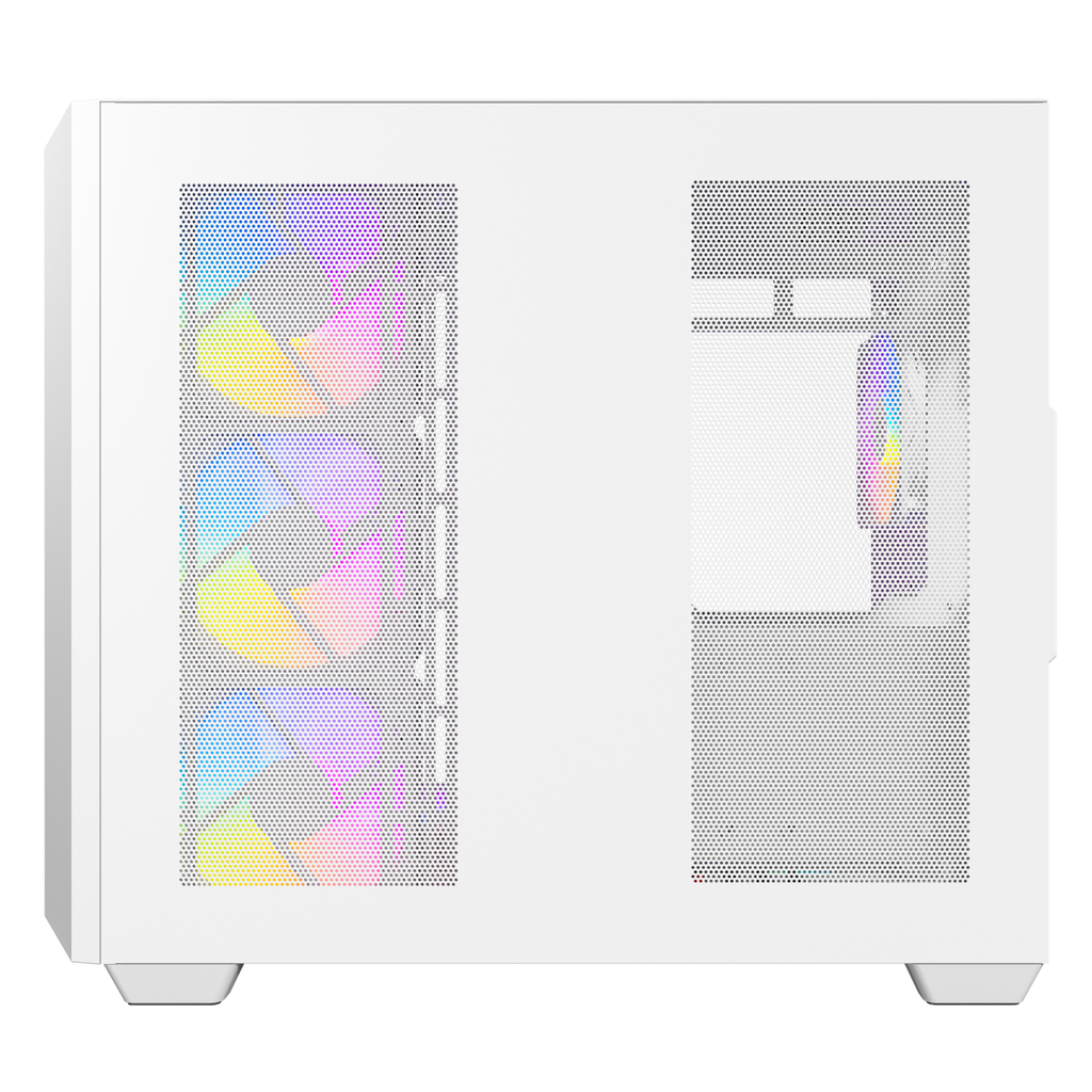 Antec C5 ARGB White Mid Tower PC Case | Panoramic Glass & 7 PWM Fans