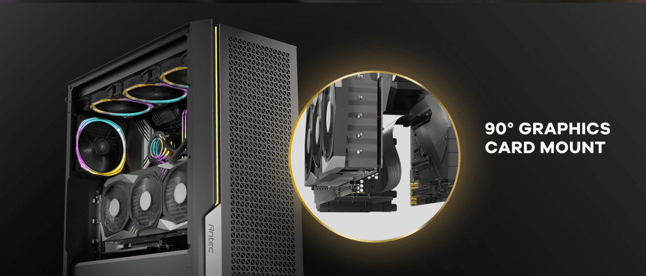 Antec RTX40 PCI-E 4.0 Riser Cable Vertical Bracket kit