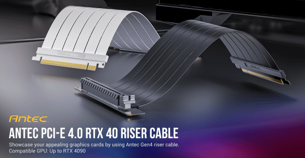Antec PCIE 4.0 RTX40 Riser cable