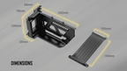 Antec Shift Vertical GPU Bracket with PCI-E 4.0 Riser Cable