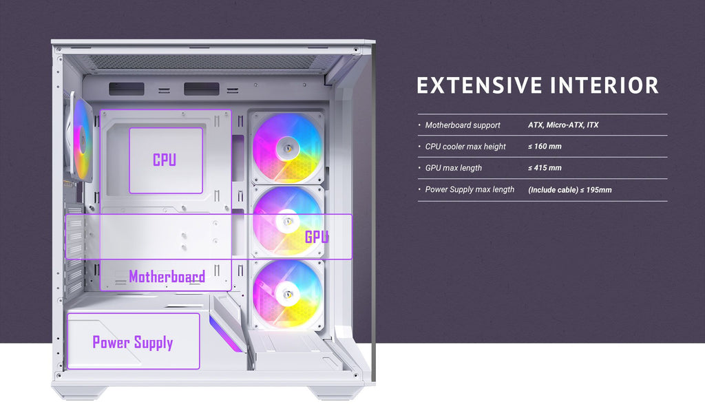 Antec C3 ARGB White Constellation Series Case