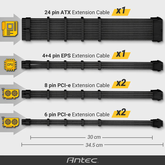 Antec PSU Extension Cable Kit 6 Pack