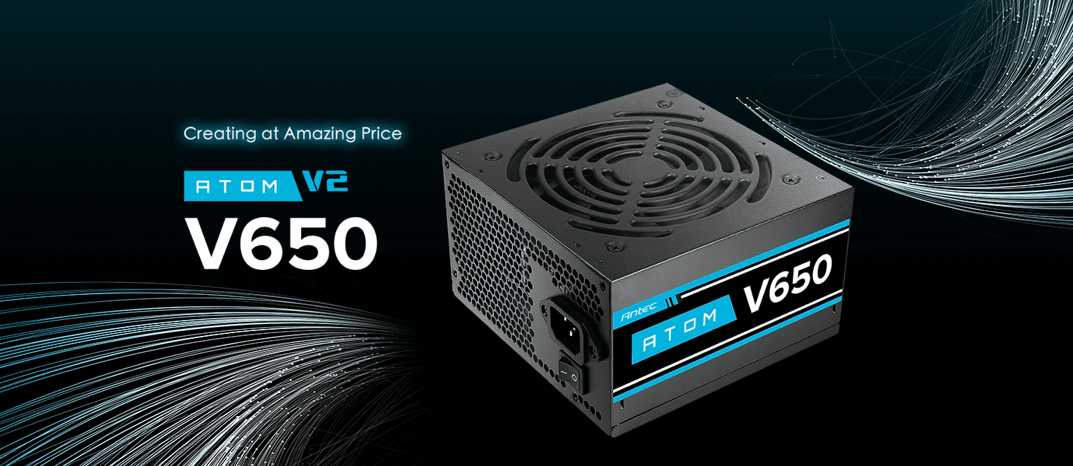 Antec Atom V2 V650 Power Supply (PSU)