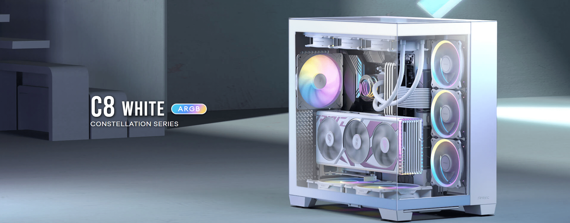 Antec C8 ARGB White - Constellation Series Case