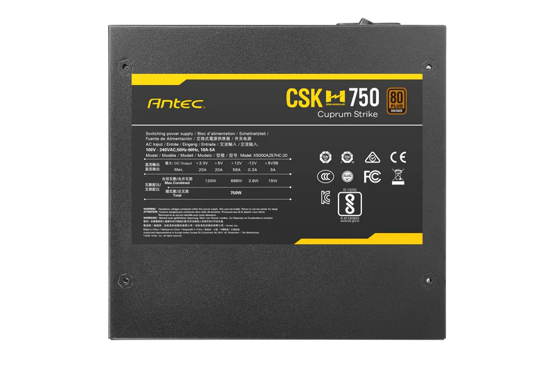 Antec CSK 750H Bronze Power Supply (PSU)