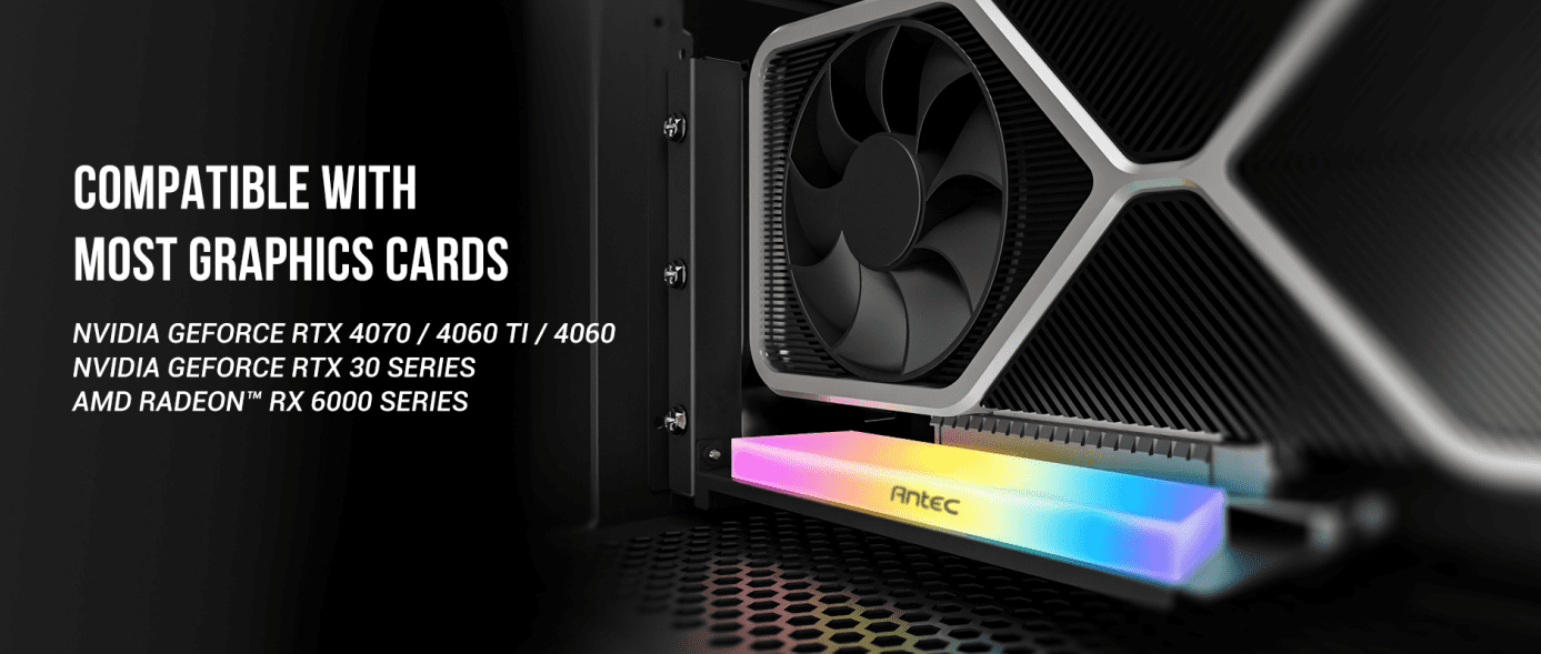 Antec PCIE 4.0 ARGB Vertical Bracket PCIE 4.0 Cable Kit