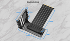 Antec RTX40 PCI-E 4.0 Riser Cable Vertical Bracket kit