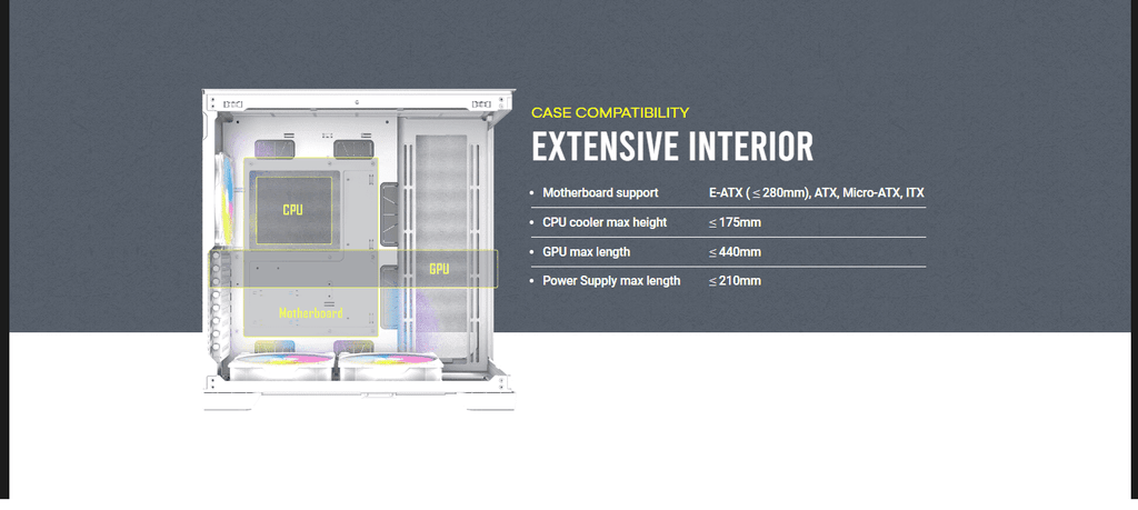 Antec C8 ARGB White - Constellation Series Case