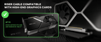 Antec RTX40 PCI-E 4.0 Riser Cable Vertical Bracket kit