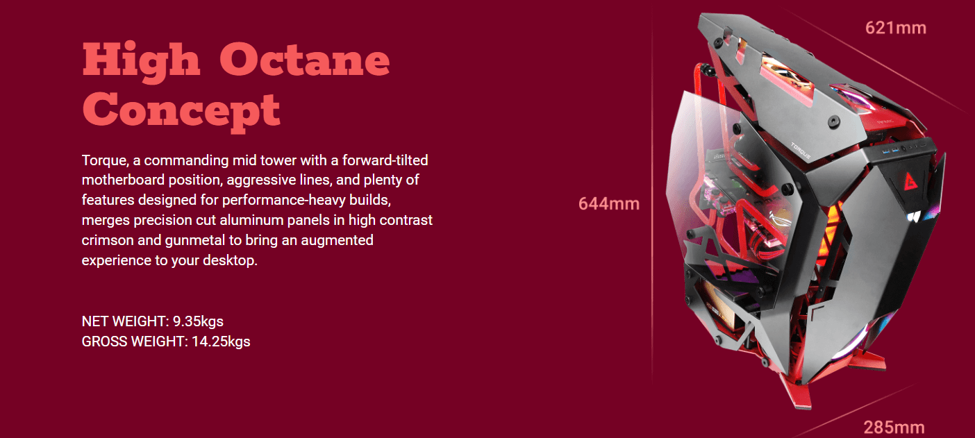 Antec Torque Open Air Mid Tower Case