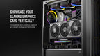 Antec Shift ARGB Vertical GPU Bracket with PCI-E 4.0 Riser Cable