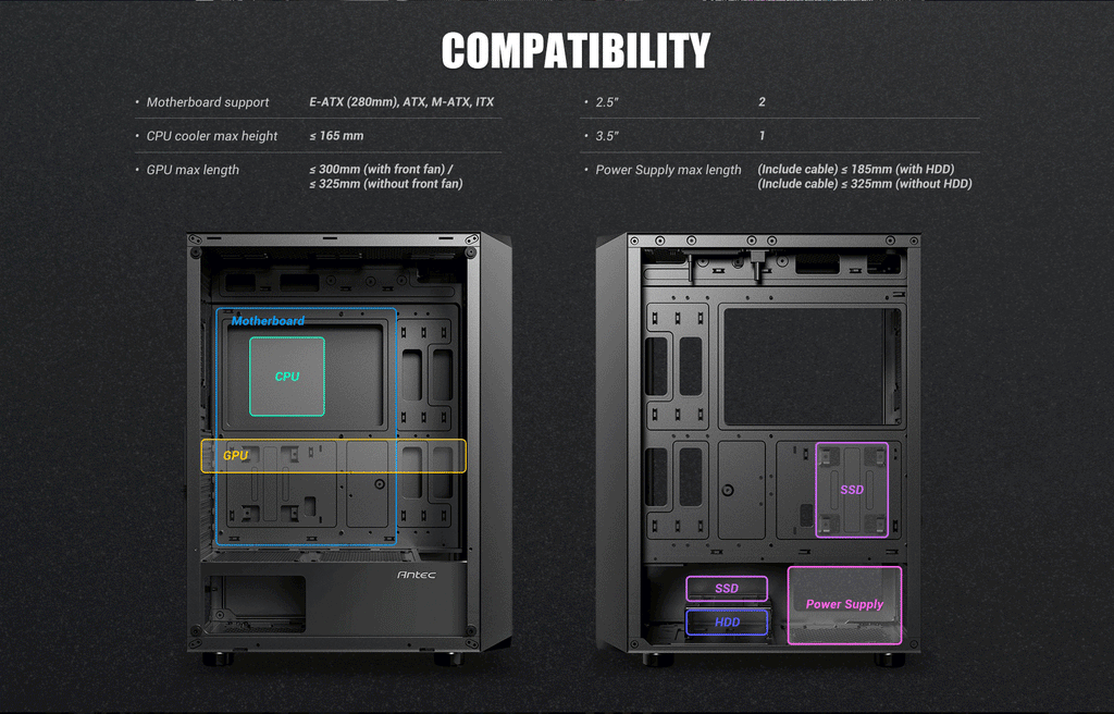Antec AX83 RGB Elite Case