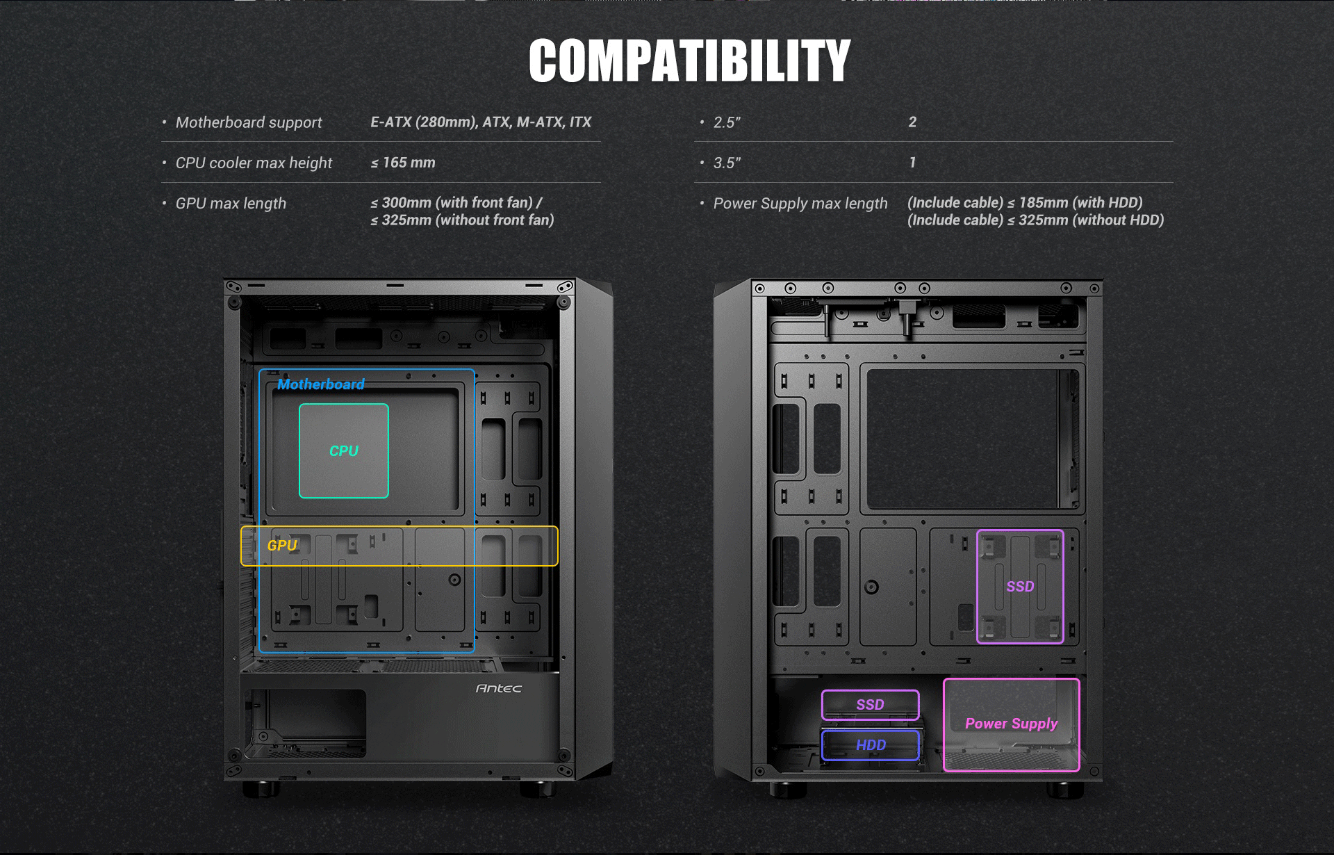 Antec AX83 RGB Elite Case