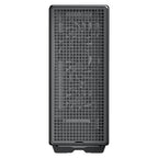 Direct front view of the Antec 900 PC case, highlighting its large, square-patterned mesh front panel designed for high airflow, with cooling fans faintly visible behind the grid.