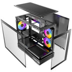Antec C2M ARGB Micro-ATX Case | 270° Panoramic Glass View