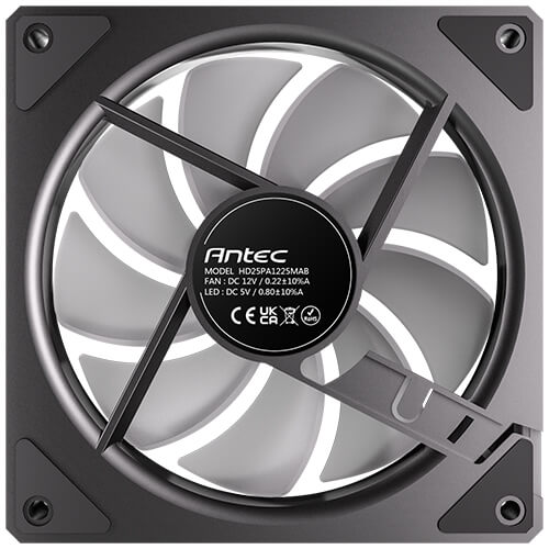 Antec Vision 120R ARGB (3-Pack) Black Reverse Case Fans