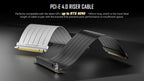 Antec Shift ARGB Vertical GPU Bracket with PCI-E 4.0 Riser Cable