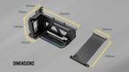 Antec Shift ARGB Vertical GPU Bracket with PCI-E 4.0 Riser Cable