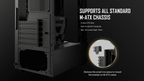 Antec Shift Vertical GPU Bracket with PCI-E 4.0 Riser Cable