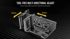 Antec Shift Vertical GPU Bracket with PCI-E 4.0 Riser Cable