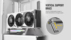 Antec Shift ARGB Vertical GPU Bracket with PCI-E 4.0 Riser Cable