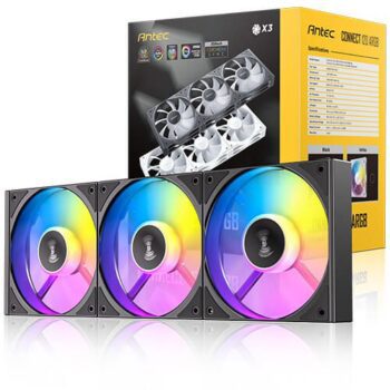 Antec Connect 120 ARGB Case Fans (3 In 1 Pack)